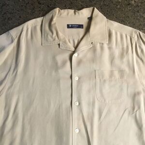 Cremiuex Classics Beige‎ Button Down Shirt Size Large